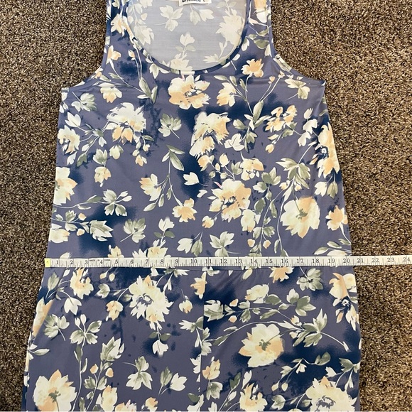 Doublju Floral Sleeveless Jumpsuit/Overalls/Romper Sz L - Picture 2 of 10